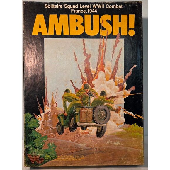 Other - Vintage Ambush! WWII Combat Board Game 1983 Victory Games